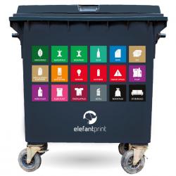 Klistermærker til affaldssortering
