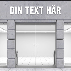 Figurskuren text (Designa själv)