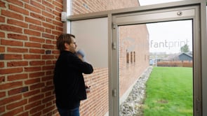 Fyrkantig folie utan tryck