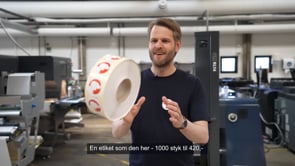 Flask- och glasetiketter (på rulle – upp till 30x100 cm)