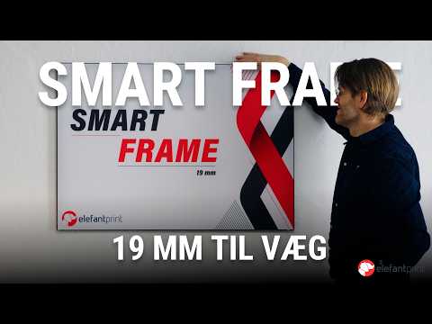 Smartframe med tygbanderoll - 19mm för vägg