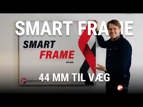 Smartframe med tygbanderoll - 44mm för vägg